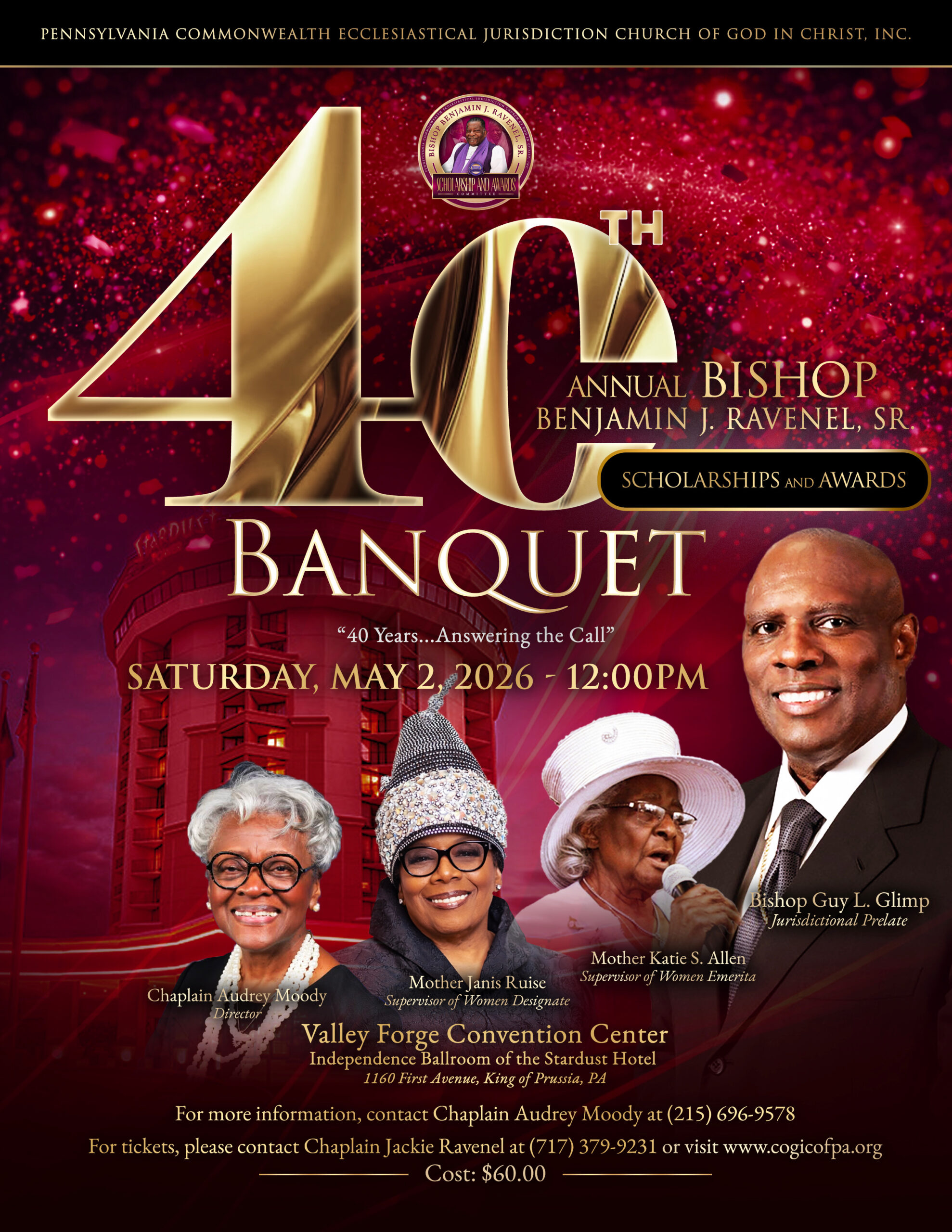 Bishop Benjamin J Ravenel 40th Banquet Flyer copy